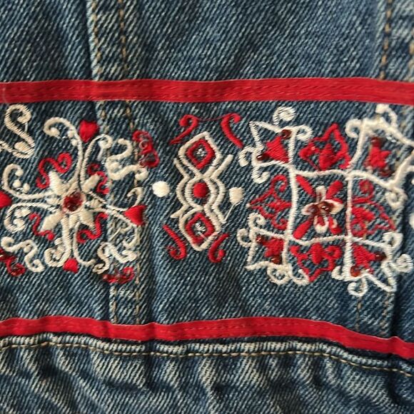 Agapo VIntage Denim Jacket - Size XL - Picture 3 of 8